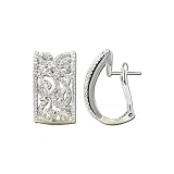14K White Gold 7/8 ct. Diamond Earrings