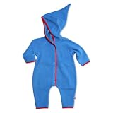 Zutano Infant Baby-Boys Cozie ELF Onezie, PeriwInkle, 6 Months