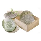 食器セット　カレー皿５枚セット　彩イズム　【カゴ入り】　ギフト　結婚祝い　引出物　内祝い　美濃焼