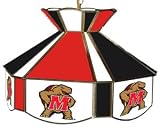 Maryland Terrapins Teardrop Stained Glass Swag Light