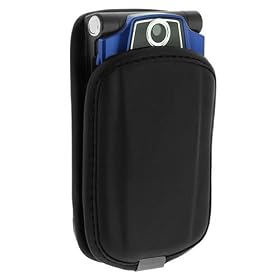 Motorola V365 Black EVA Cell Phone Pouch Case