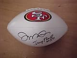 Joe Montana & Jerry Rice Hand Signed Autographed San Francisco 49ers Full Size NFL Football
