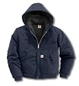 Carhartt Men's Jacket Active Flannel Lined 3XLT Dk Navy J140