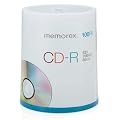 Memorex M00286 CD-R 52x 100 Pack Cakebox