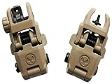 Magpul PTS MBUS Front & Rear Back-Up Sight Set Dark Earth Color Polymer