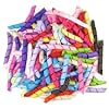 HipGirl Boutique 120PC Solid Korker Ribbons--2.5" Length--Assorted Colors