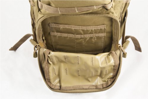 Camouflage Militaire Armée Sac à dos US assault pack 50L MOLLE Coyote