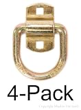 Heavy Duty Tie Down D-Ring 12,240 lb. Capacity Tiedowns 4 Pack Heavy Duty Tie Down D-Ring 12,240 lb. Capacity Tiedowns 4 Pack