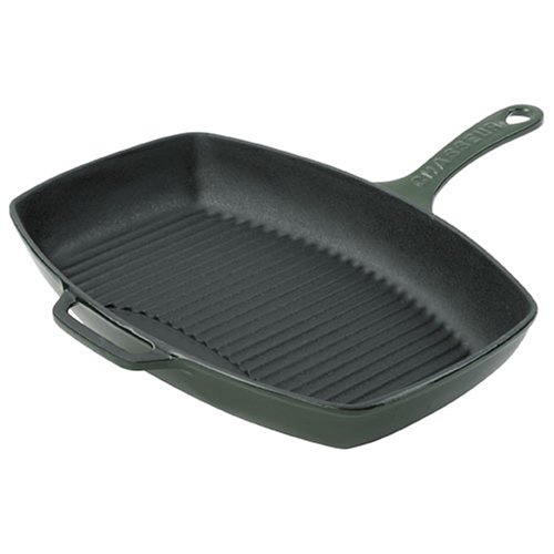 French Home Green Rectangular Grill Pan