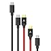 Anker AK-B7102014 2 Nylon Braided and 3 Regular Micro USB Cables Combo in Assorted Lengths for Smartphones - 5 Pack