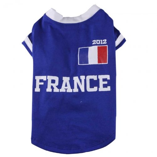 Doggydolly BIG DOG Nationaltrikot Frankreich 2012 BD-EM004C-XXS