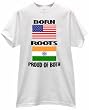 BORN AMERICA USA ROOTS IN INDIA COUNTRY NEW DELHI TRUTH ALONE TRIUMPHS PRIDE FLAG T SHIRT