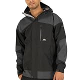 Trespass Mens Nicosia 3 Layer Shell Jacket Black