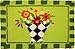 Harlequin Flower Vase Doormat-JellyBean Rug