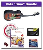 NEW Kids Dinosaur Acoustic Guitar Pack with Accessories