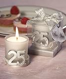 25 Anniversary Candles (Set of 36)