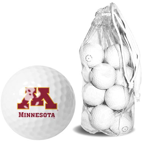 Minnesota Golden Gophers Ncaa 15 Golf Ball Clear Pack