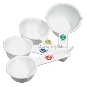 Click here to buy Big Number Measuring Cups by MAGNIFYING AIDS.