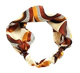 L. Erickson USA HeadScarf - Socialite Brown 100% Silk Print