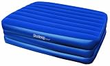 Bestway BW67110N - Matelas gonflable floqué avec pompe - 203x157x56cm