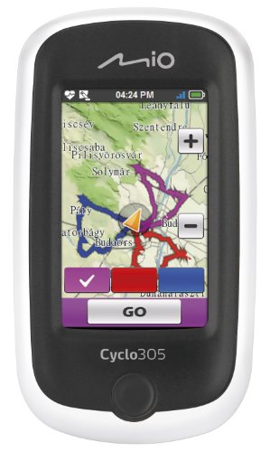 Mio 305E HR + C GPS Cycle Computer  - White/Black
