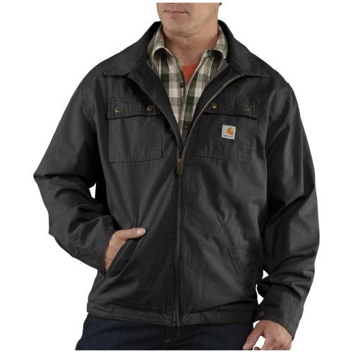 Special Product !!! for Carhartt Men's Flint Jacket, Black, Small