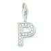 Thomas Sabo Charm Anhänger Silber 0238 Buchstabe Glitzer P