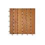 Bangkirai Holzfliesen Terrassenfliesen 30x30 cm 11 St�ck = 1 m� Holzdeck Stecksystem