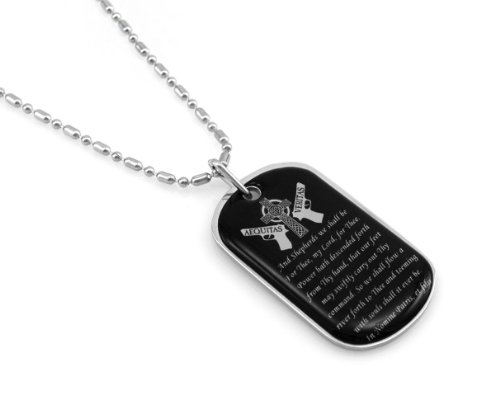 Boondocks Saints Prayer - Coated Dog Tag Necklace-With Free Chain #4