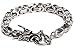 Roy Hahn Collection Dragon Multi Curb Chain Bracelet with Toggle Clasp, Stainless Steel 9