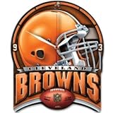 Cleveland Browns High Def Plaque Style Wall Clock