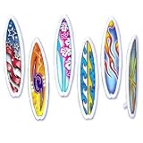12 pc Surfboard Cake or Cupcake Decorating Toppers