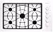 FRIGIDAIRE FFGC3625LW 36 Gas Cooktop with 5 Sealed Burners Cast Iron Continuous Grates Low Simmer Burner and Ready-Select Controls in White