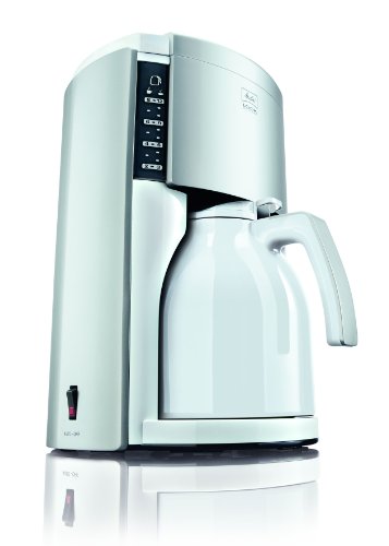  Melitta M659-010304 Look Therm de Luxe III CafÃ©tiÃ..re Filtre 8/12 Tasses Verseuse Isotherme Blanc / Argent