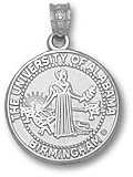 UAB Blazers Solid Sterling Silver Seal Pendant