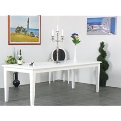 Esstisch ausziehbar 90x180/235 cm wei� Esszimmer Tisch