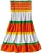 KIRRA Sunshine Green Stripe Tube Dress - WHITE x LRG