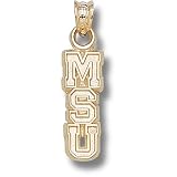 Michigan State University Vert MSU 5/8 Pendant (14kt)