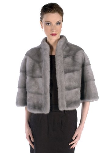 Mink Cape - Blue Iris