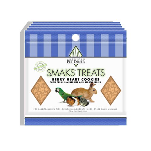 Berry Heart Cookie Smaks, Blue, 1.75oz