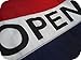 Open Flag 3x5 Tough Durable Fade Resistant All Weather Nylon Made in USA Red-White-Blue Perfect for Advertising