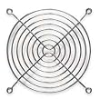Dayton 4C657 Fan Guard, Wire, 4 7/16d