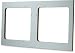 Q-Logic A-D10SQ Square Baffles Mount two square subs in your Q-Logic dual 10 Type 1 box