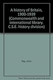 A history of Britain, 1900-1939