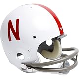 Riddell Nebraska Cornhuskers White 1970-1981 Suspension Throwback Full-Size Helmet