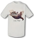 Eigenschaften shark-toys  / Katzen Kinder T-Shirt - Lazy Days Katze Mietze Felidae Pussi Katzenklo Miau Geschenk Geburtstag T-Shirt - 116-152