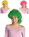New Neon Green Glam Rock Star Punk Rocker Costume Wig