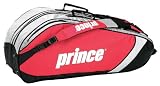 prince(プリンス) ラケットバッグ6本入 レッド UN831 015