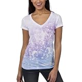 Converse® One Star® Womens Floral Gradient Graphic Tee - Winter
White M