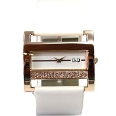 Q&Q Damenuhr Strass Miyota by Citizen Uhr Q401J117Y